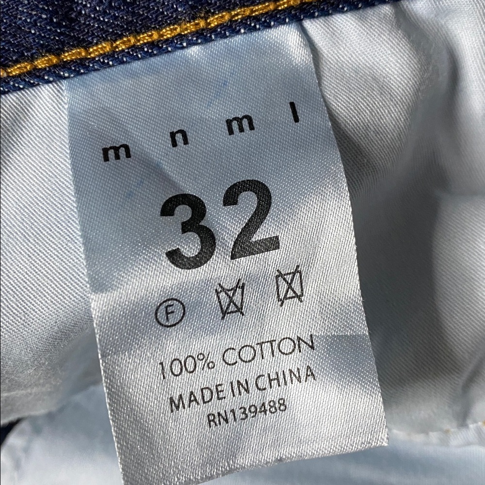 MNML Dark Indigo Denim Jeans - Picture 9 of 11